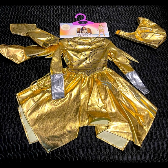1984 Wonder Woman Child Costume - Gold - Picture 5 of 5